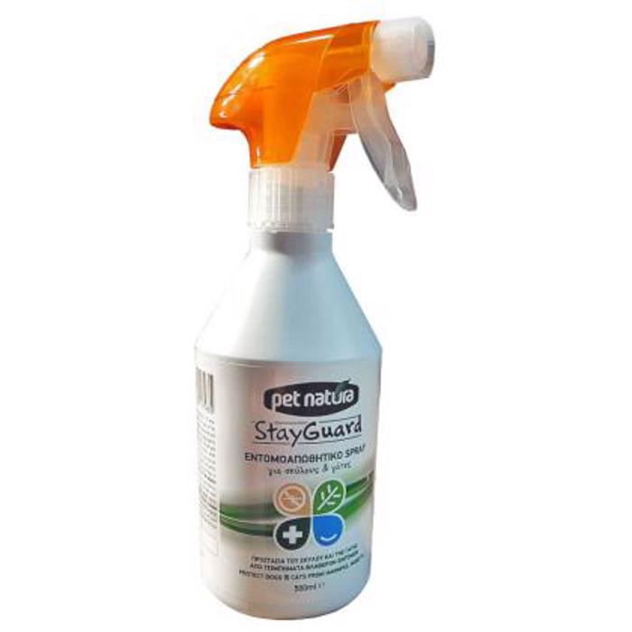 PET NATURA STAY GUARD ENTOMOAPOThITIKO SPRAY 500ml